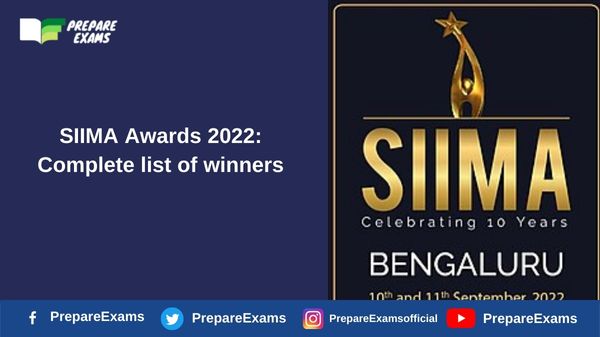 SIIMA Awards 2022: Complete list of winners
