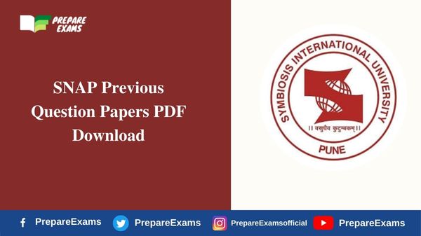 SNAP Previous Question Papers PDF Download