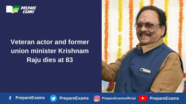 Veteran actor and former union minister Krishnam Raju dies at 83