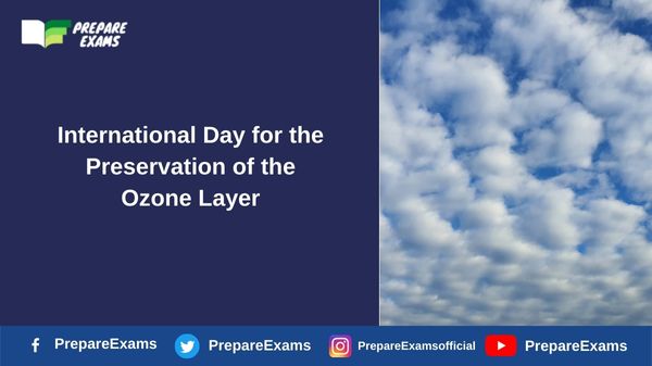 International Day For The Preservation Of The Ozone Layer 2022