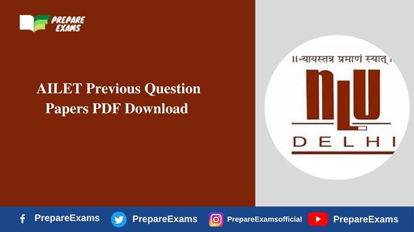 AILET Previous Question Papers PDF Download