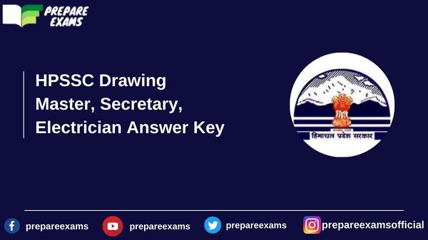 HPSSC Drawing Master, Secretary, Electrician Answer Key - PrepareExams