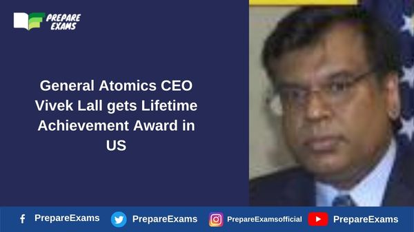 General Atomics CEO Vivek Lall gets Lifetime Achievement Award in US