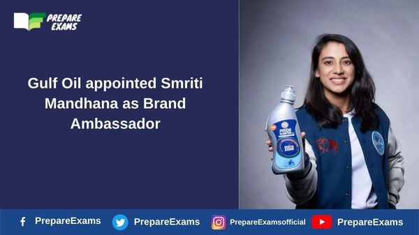 Gulf Oil appointed Smriti Mandhana as Brand Ambassador