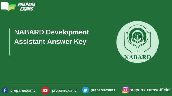NABARD Development Assistant Answer Key - PrepareExams