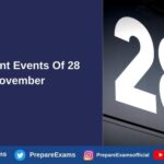Important Events Of 28 November
