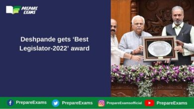 Deshpande gets ‘Best Legislator-2022’ award