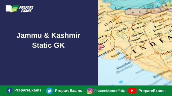 Jammu & Kashmir Static GK