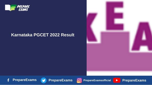 Karnataka PGCET 2022 Result