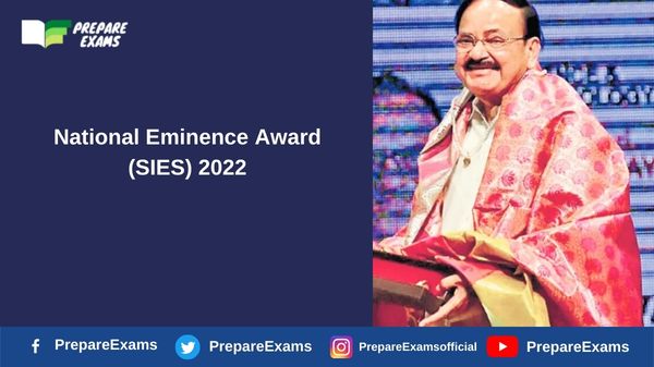 National Eminence Award (SIES) 2022