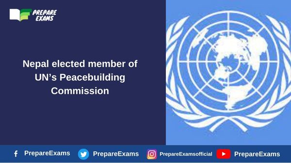 Nepal elected member of UN’s Peacebuilding Commission