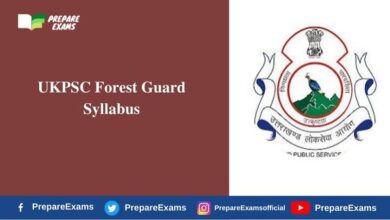 UKPSC Forest Guard Syllabus