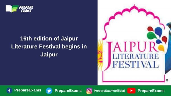 16th edition of Jaipur Literature Festival begins in Jaipur