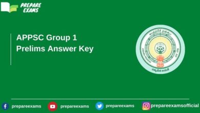 APPSC Group 1 Prelims Answer Key - PrepareExams