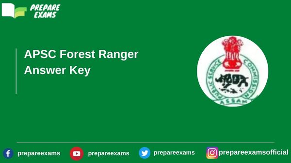 APSC Forest Ranger Answer Key - PrepareExams