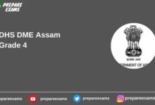 DHS DME Assam Grade 4 - PrepareExams