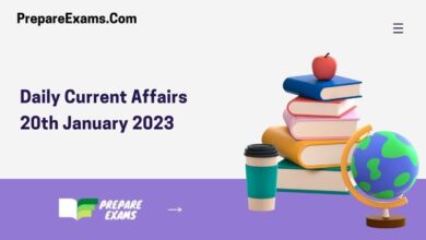 Daily Current Affairs 20th January 2023
