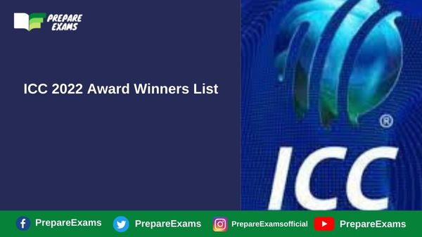 ICC 2022 Award Winners List