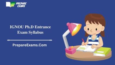 IGNOU Ph.D Entrance Exam Syllabus