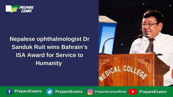 Nepalese ophthalmologist Dr Sanduk Ruit wins Bahrain’s ISA Award for Service to Humanity