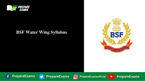 BSF Water Wing Syllabus
