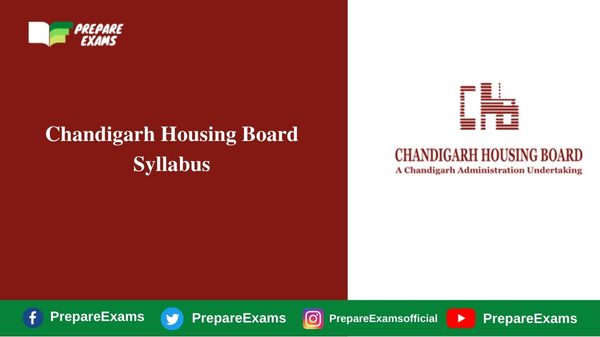 Chandigarh Housing Board Syllabus