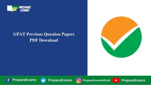 GPAT Previous Question Papers PDF Download