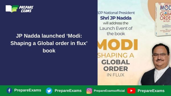 JP Nadda launched ‘Modi: Shaping a Global order in flux’ book
