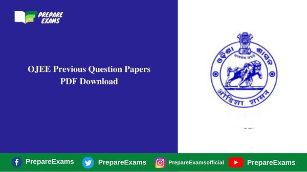 OJEE Previous Question Papers PDF Download
