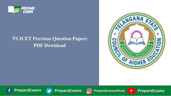TS ICET Previous Question Papers PDF Download
