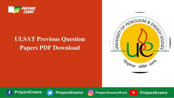 ULSAT Previous Question Papers PDF Download