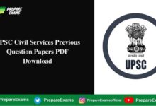 UPSC Civil Services Previous Question Papers PDF Download