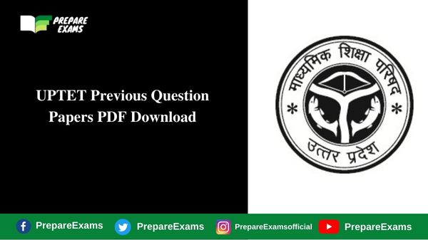 UPTET Previous Question Papers PDF Download