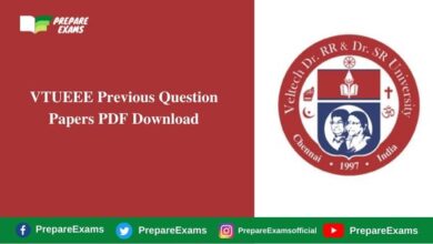 VTUEEE Previous Question Papers PDF Download