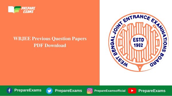WBJEE Previous Question Papers PDF Download