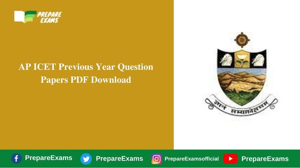 AP ICET Previous Year Question Papers PDF Download
