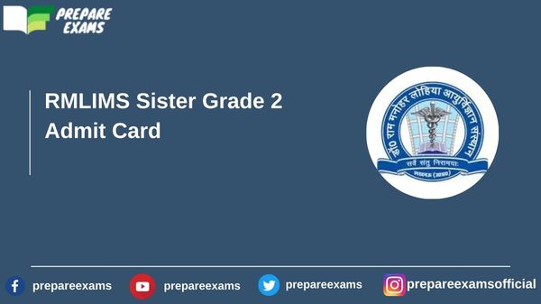 RMLIMS Sister Grade 2 Admit Card - PrepareExams