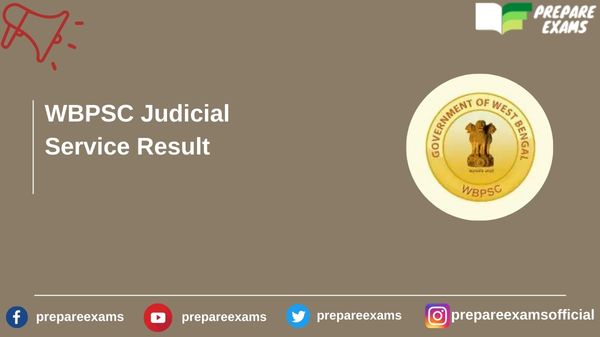 WBPSC Judicial Service Result - PrepareExams