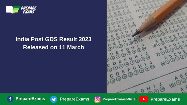 India Post GDS Result 2023 Released on 11 March