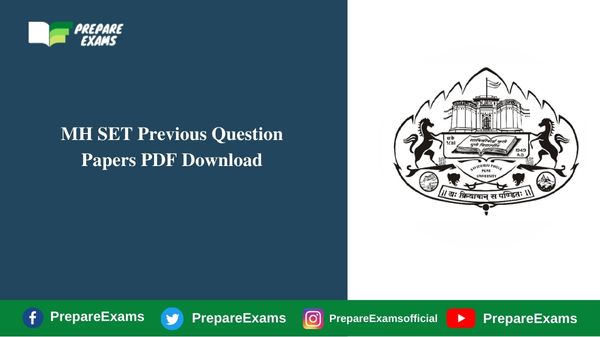 MH SET Previous Question Papers PDF Download