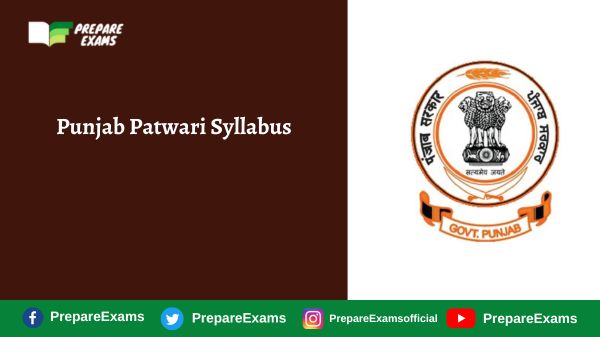 Punjab Patwari Syllabus