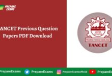 TANCET Previous Question Papers PDF Download
