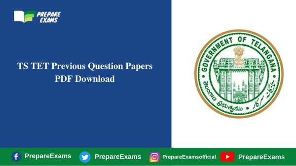 TS TET Previous Question Papers PDF Download