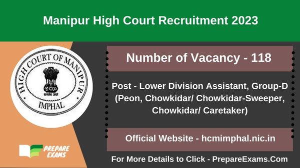 Manipur High Court Recruitment 2023