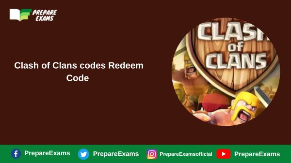 Clash of Clans codes Redeem Code