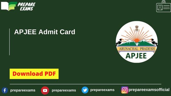APJEE Admit Card - PrepareExams