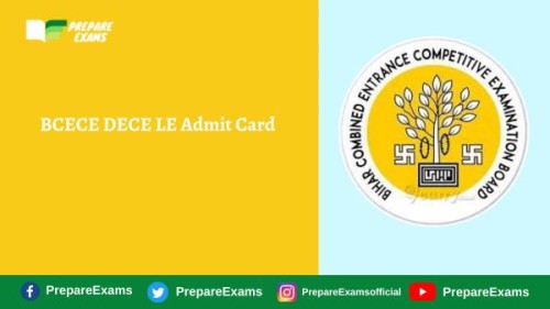 BCECE DECE LE Admit Card