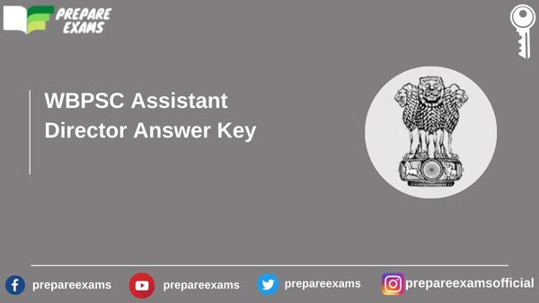 WBPSC Assistant Director Answer Key 2023