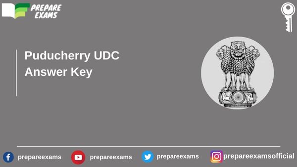 Puducherry UDC Answer Key