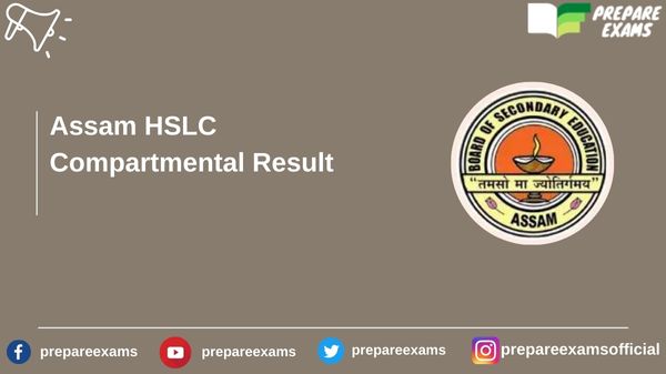 Assam HSLC Compartmental Result 2023